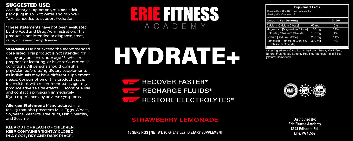 Hydrate+ - 15 Sticks